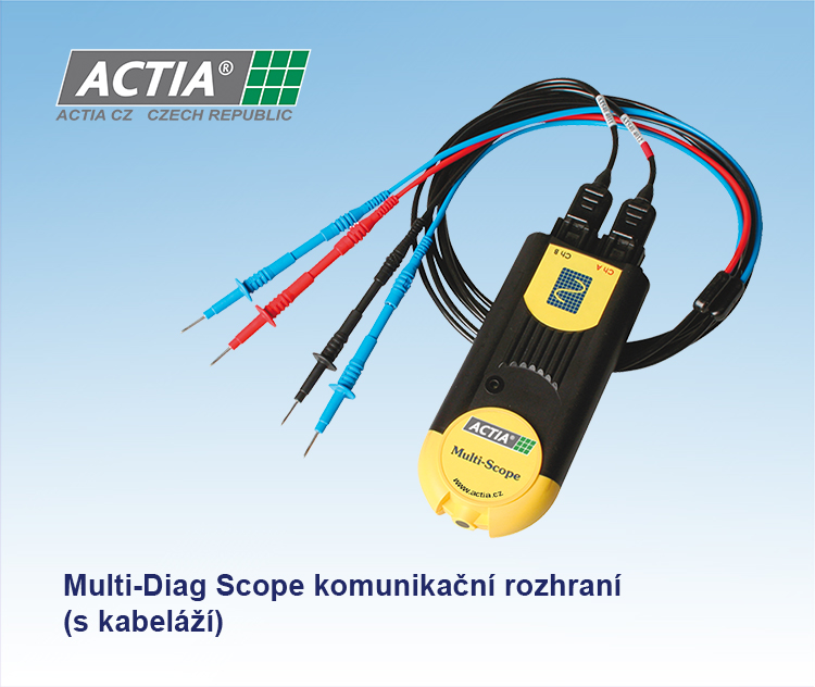 Multi-Diag Scope communication interface (with cabling)